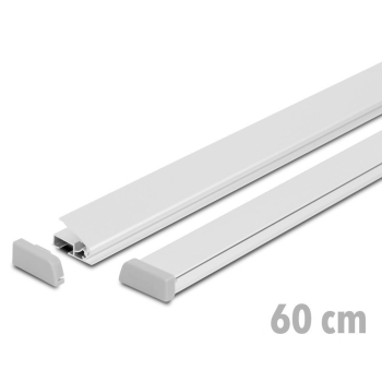 Standard plakatų laikikliai 60 cm - sidabras