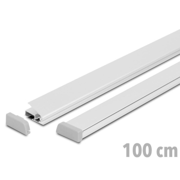 Standard plakatų laikikliai 100 cm - sidabras
