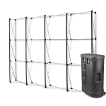 Parodos sienelė Premium Magnetic Pop Up 3x4 tiesi į lagaminas parodų stendas
