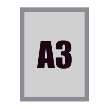 Magnetic rėmelis A3 (sidabras)