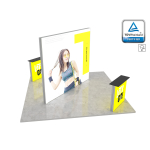 LUNIX™ parodos stendas 16 m² (4x4) sala
