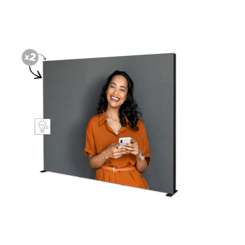 LUNIX™ BLACK 300x250 - Premium krepšį ant ratukų
