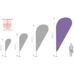 Standard Plus stiebas XL - 550 cm