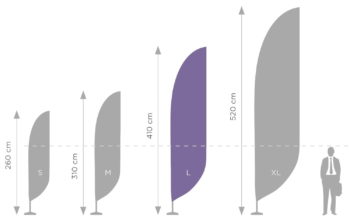 Standard stiebas L - 450 cm