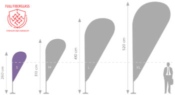 PRO stiebas S - 290 cm