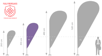 PRO stiebas M - 340 cm