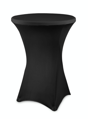 Juoda elastinga staltiesė C80 stalui