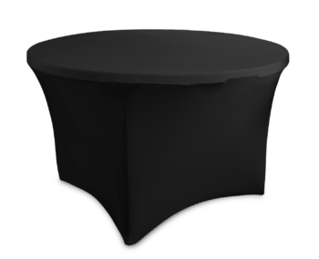 Juoda elastinga staltiesė R122 stalui