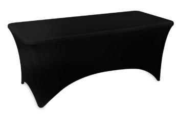 Juoda elastinga staltiesė E180 stalui