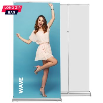 Roll up Wave 85x220 - reguliuojamas stiebas, grafikos mainų sistema