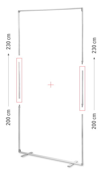 LONG SET 2.3, skirtas MEGA SEG™ 100x200