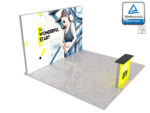 LUNIX™ parodos stendas 16 m² (4x4) pusiasalis