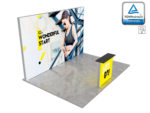 LUNIX™ parodos stendas 12 m² (4x3) pusiasalis