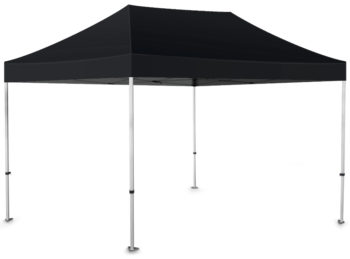 Stogas palapinei 3x4,5 - juoda