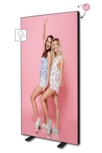 LED BOX™ 100x230 - juoda