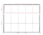 LUNIX™ 500x250 cm aukščio prailginimo rinkinys