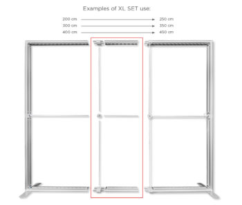 XL set 50 (horizontaliai) skirtas LUNIX™